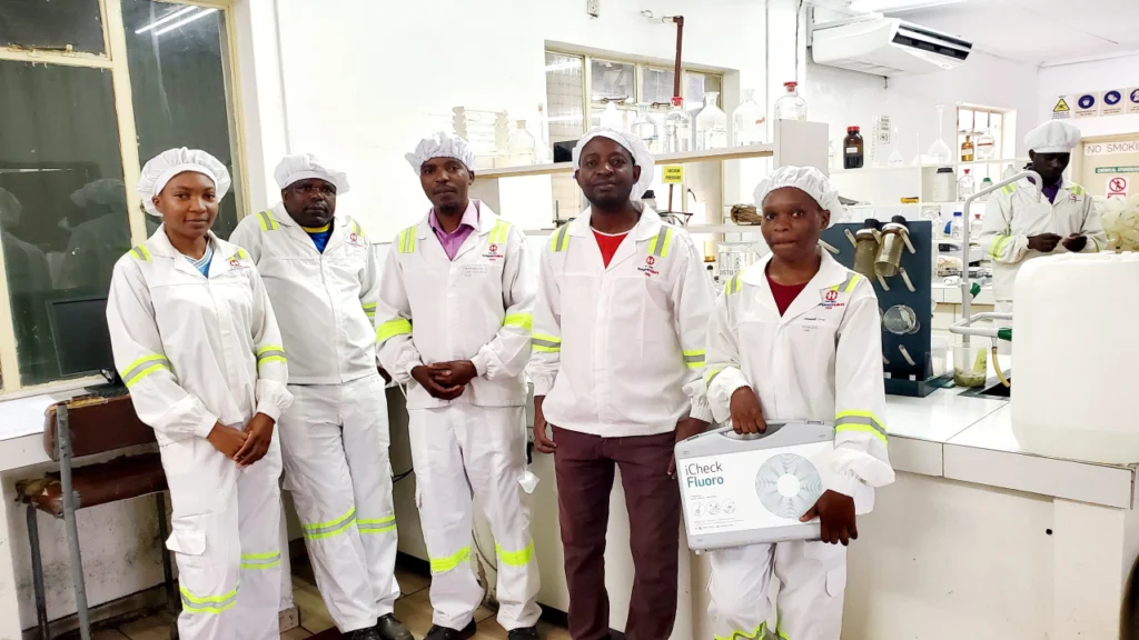 iCheck Fluoro at Tongaat Hulett's facility in Zimbabwe