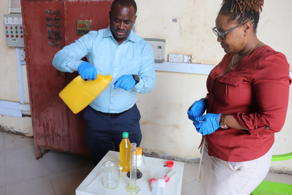 TASUPA training: vitamin A testing in fortified edible oil