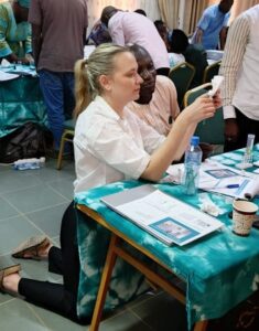 Training led by Dr Leona Kovac and Christian Chrumani