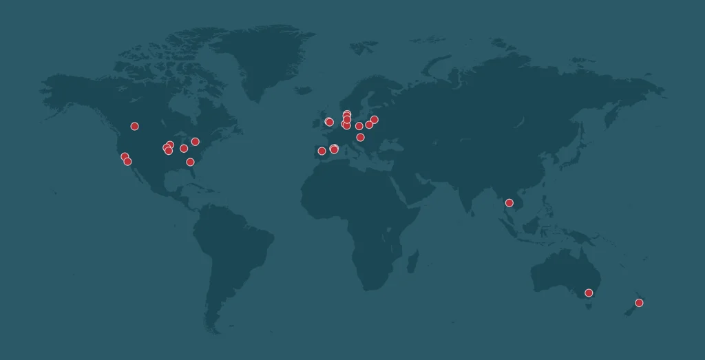 BHJ's global presence